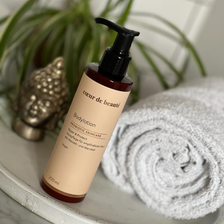 Probiotische Bodylotion für trockene Haut und bei Neurodermitis
