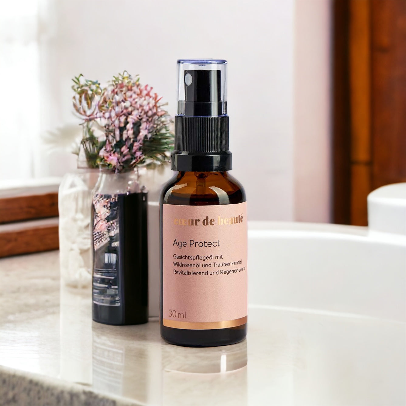 Gesichtsöl Age Protect von Coeur de beauté vegane Naturkosmetik aus Berlin ohne Tierversuche