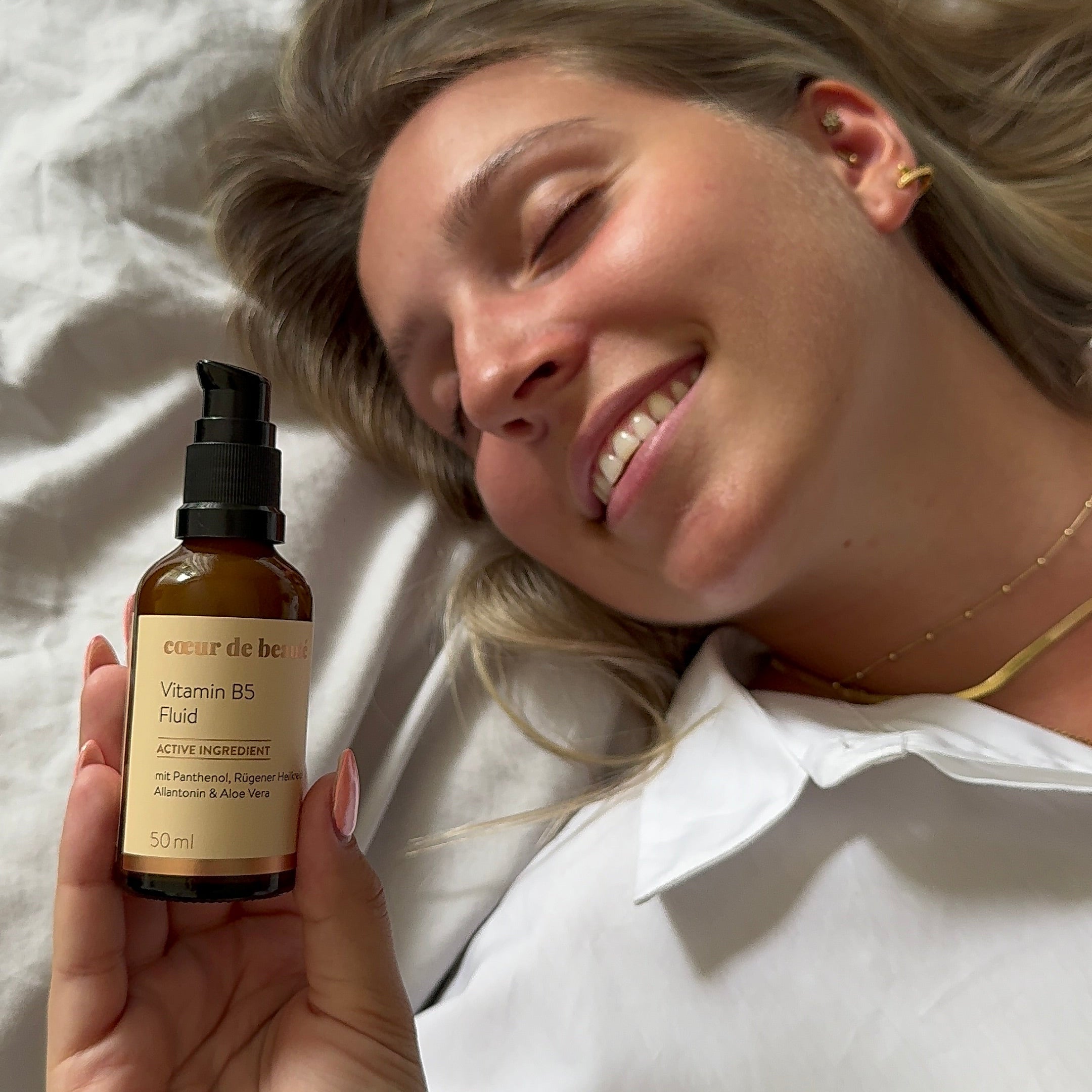 Vitamin B5 Fluid mit Panthenol für sensible Haut, lindert Rötungen, bei Rosacea