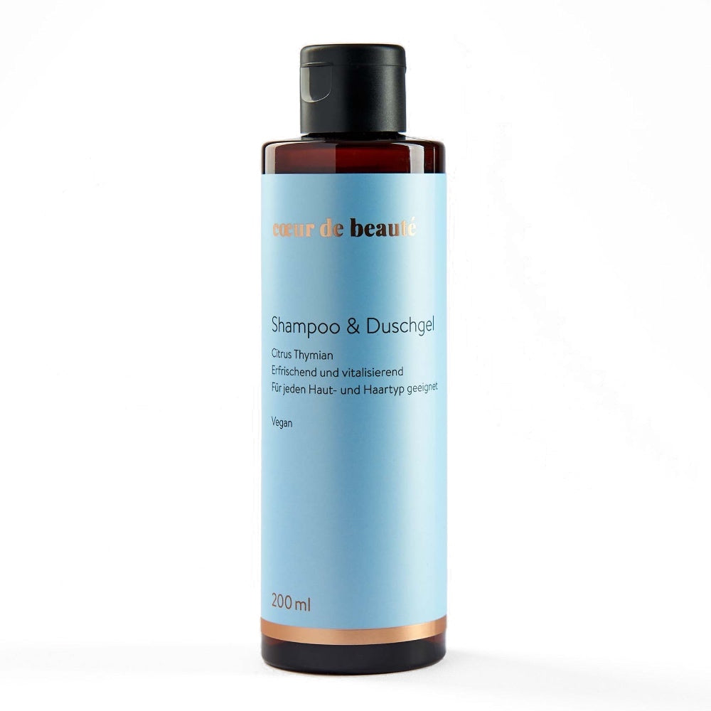 shampoo & Duschgel mit Citrus Thymian coeur de beauté