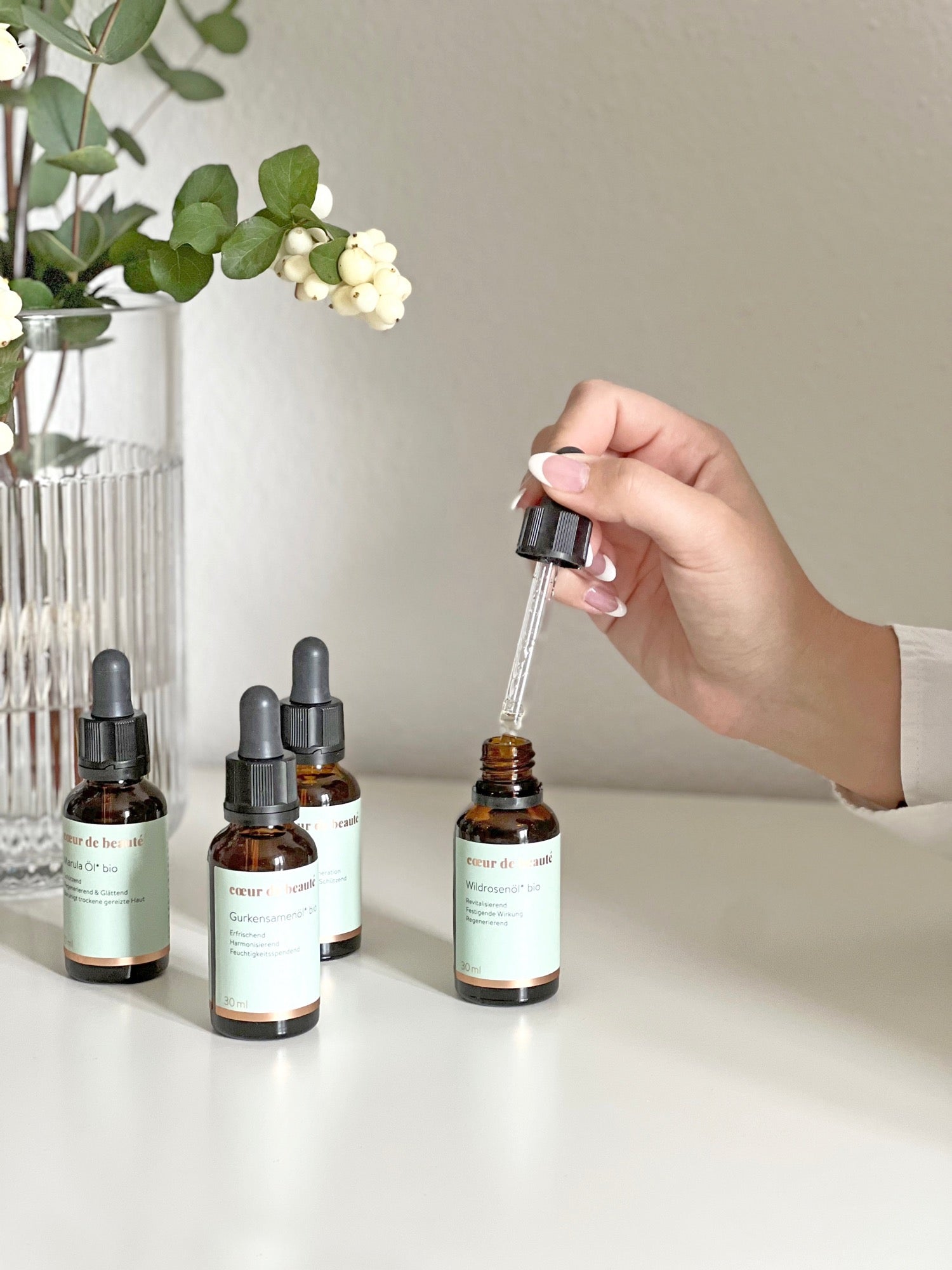 Bio Wildrosenöl von coeur de beauté - vegane Naturkosmetik aus Berlin