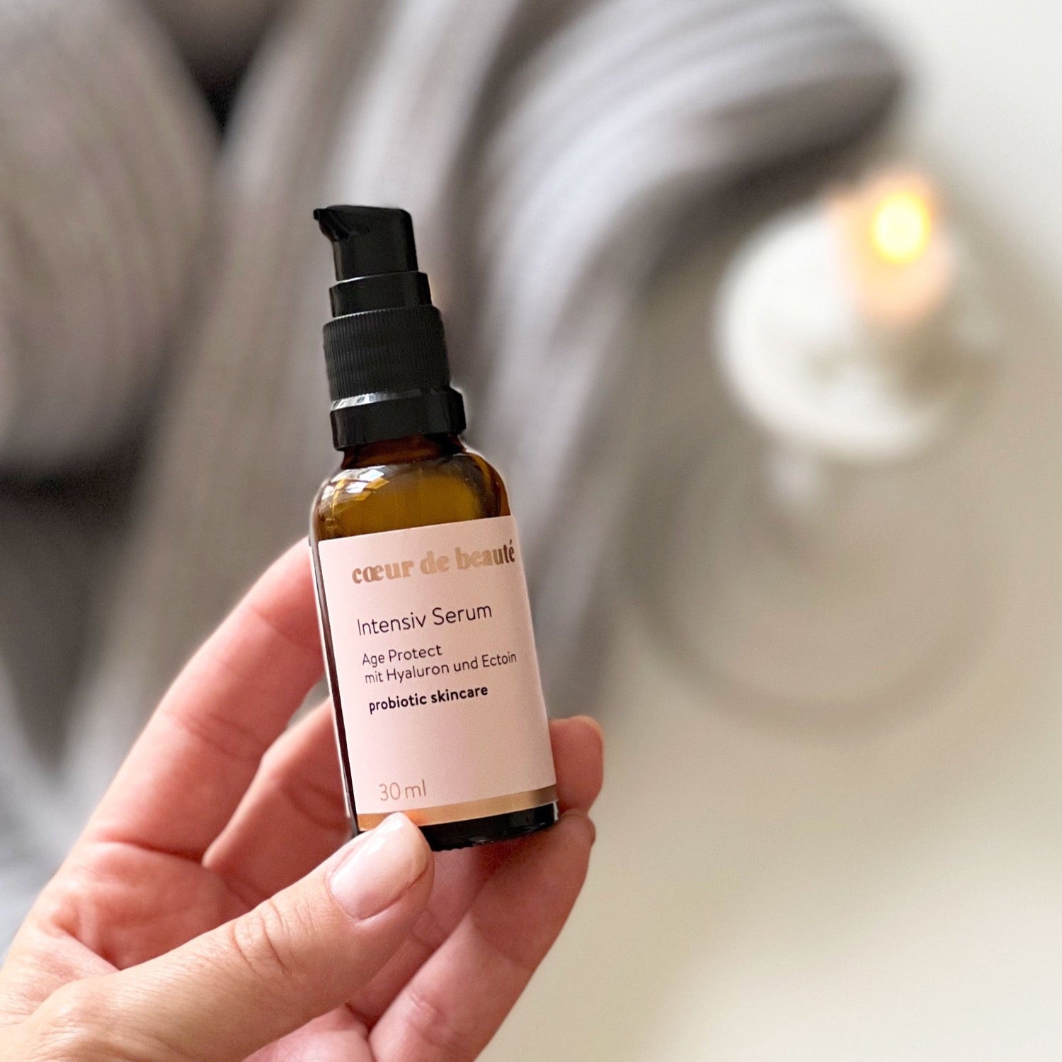 Hyaluron Serum mit Ecotin von coeur de beauté vegane Naturkosmetik aus Berlin
