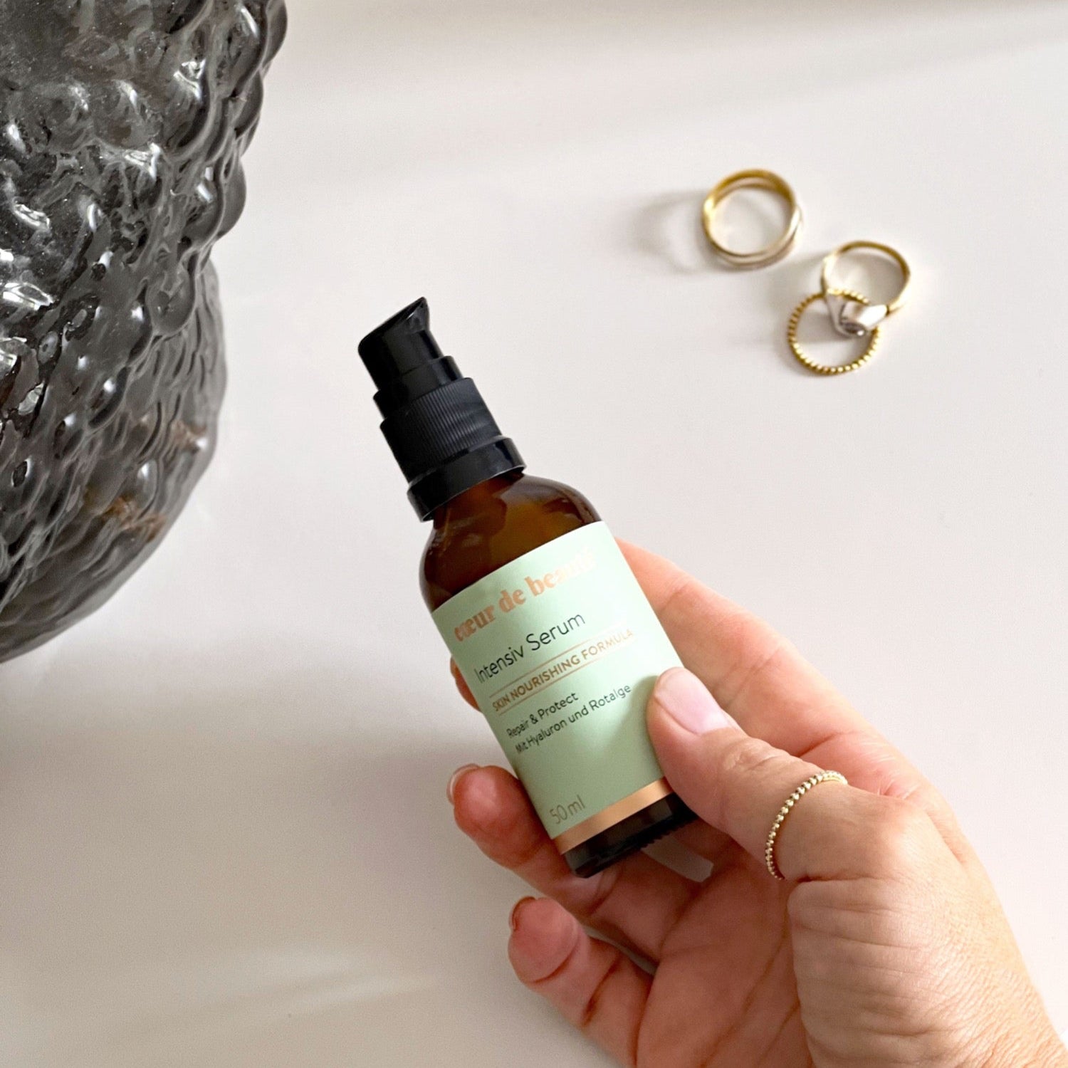 Serum mit Rotalge von coeur de beauté Naturkosmetik aus Berlin parfümfrei