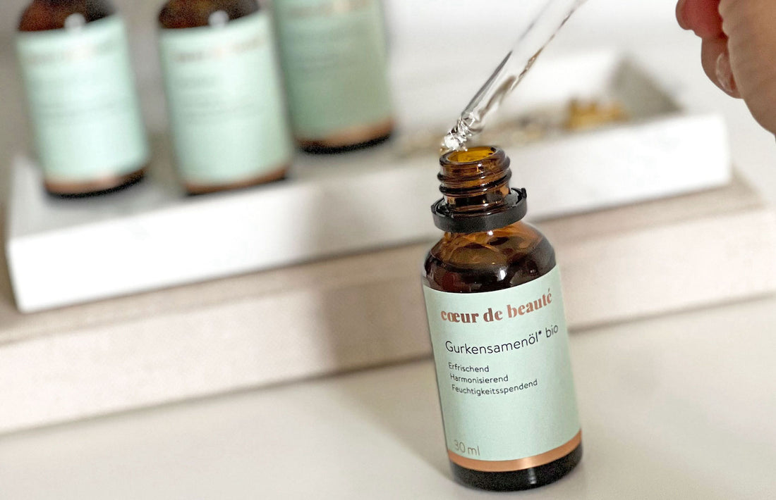 Gurkensamenöl für unreine Haut