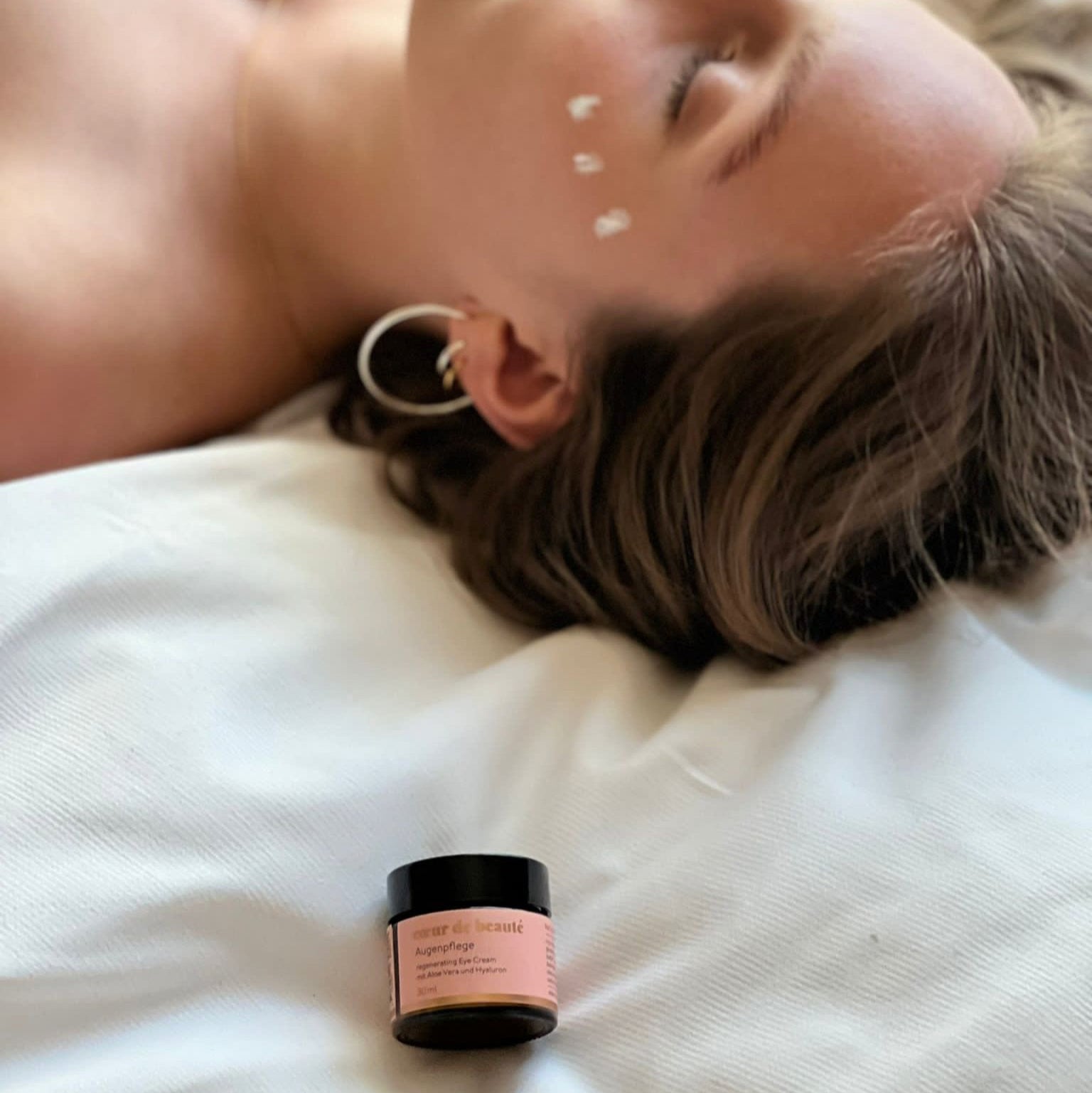 Augencreme mit Aloe Vera und Hyaluron vegan ohne Duftstoffe  ohne Tierversuche