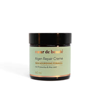 Algen Repair Creme von cœur de beauté mit pastel grünem Etikett