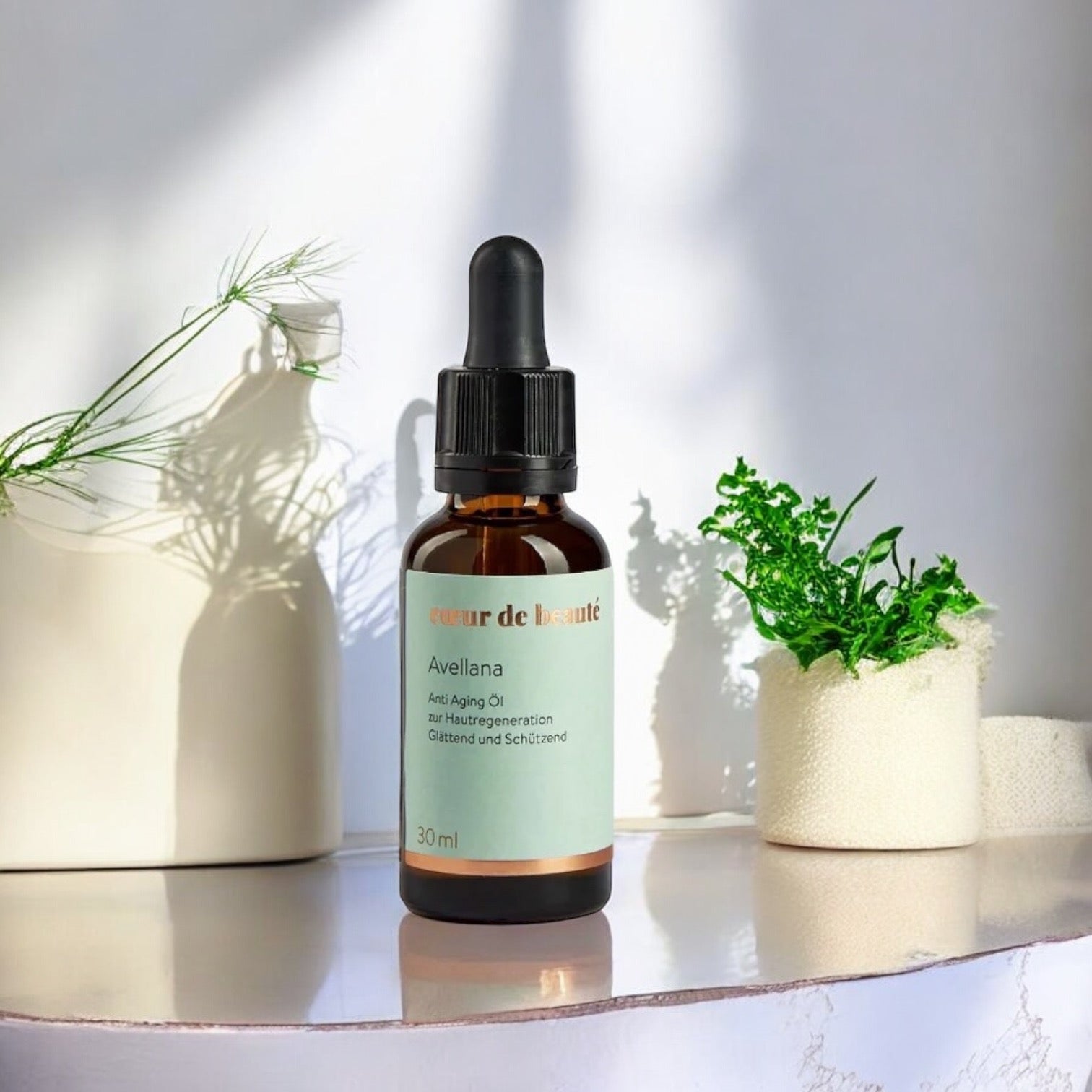 Avellana Öl von coeur de beaute aus Berlin, vegan, ohne Tierversuche, reines Öl