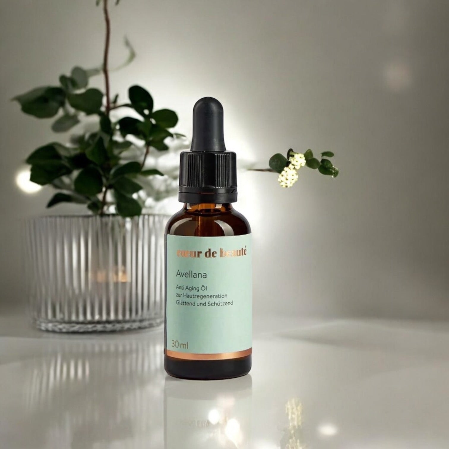 Avellana Öl von coeur de beaute aus Berlin, vegan, ohne Tierversuche, reines Öl