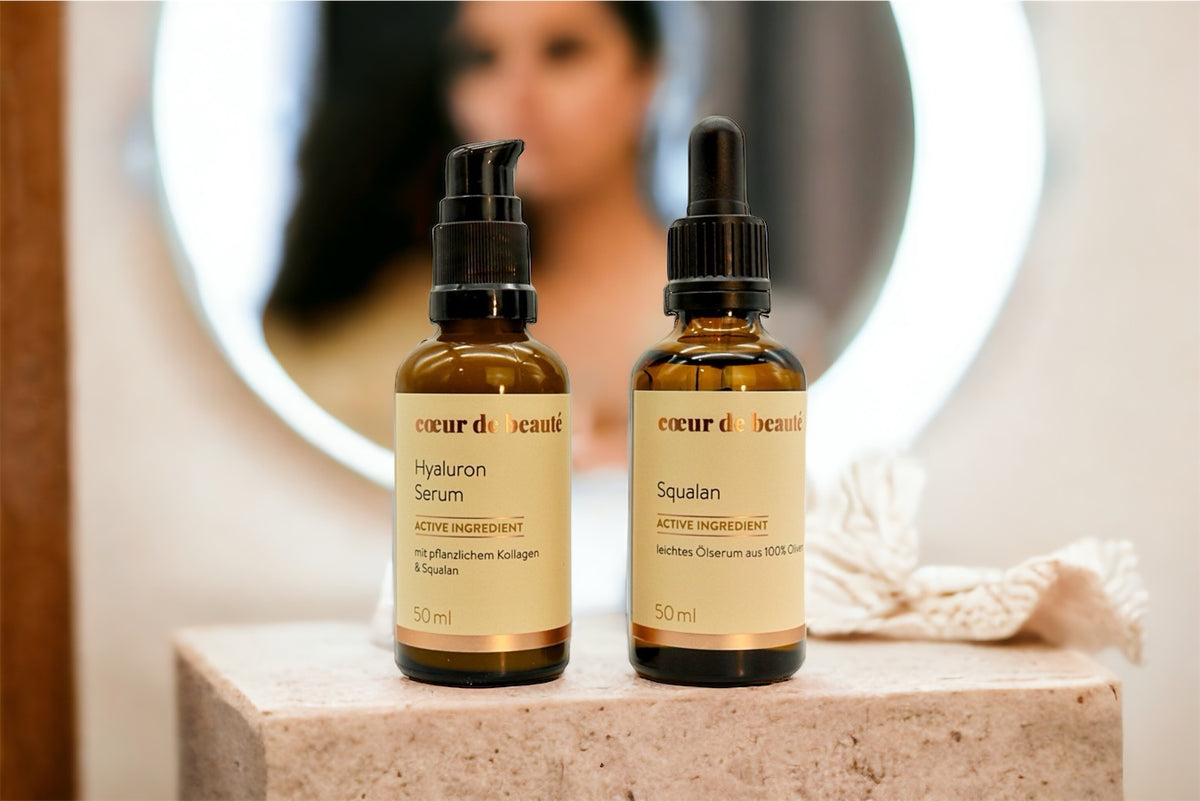 Veganes Hyaluro Serum mit pflanzlichem Kollagen von coeur de beaute aus Berlin