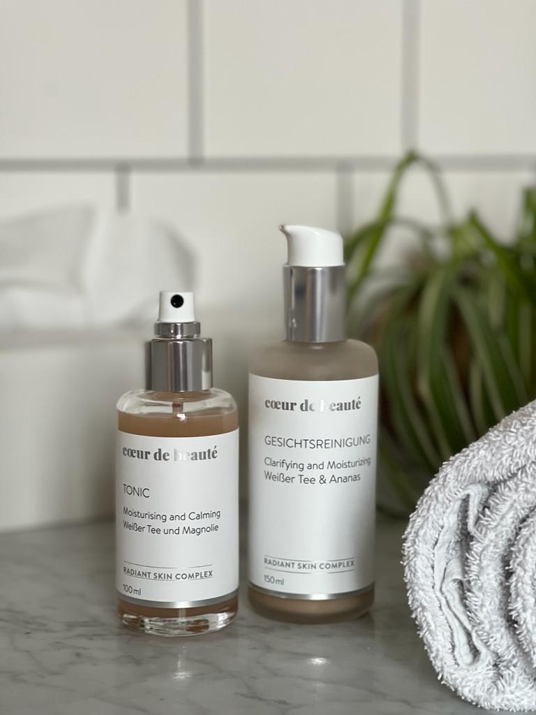 Gesichtsreinigung mit weißem Tee 6 Ananas von Coeur de beauté vegane Naturkosmetik aus Berlin
