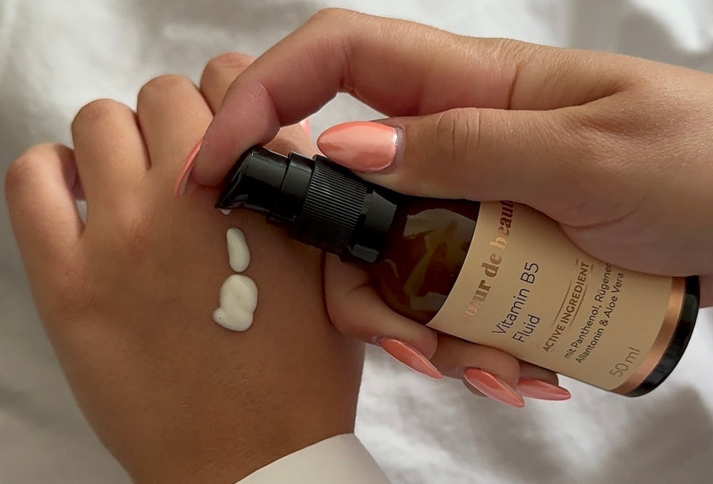 Vitamin B5 Fluid mit Panthenol für sensible Haut, lindert Rötungen, bei Rosacea