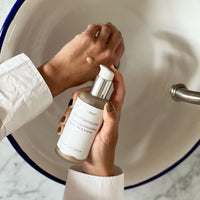 Gesichtsreinigung mit weißem Tee von Coeur de beauté vegane Naturkosmetik aus Berlin